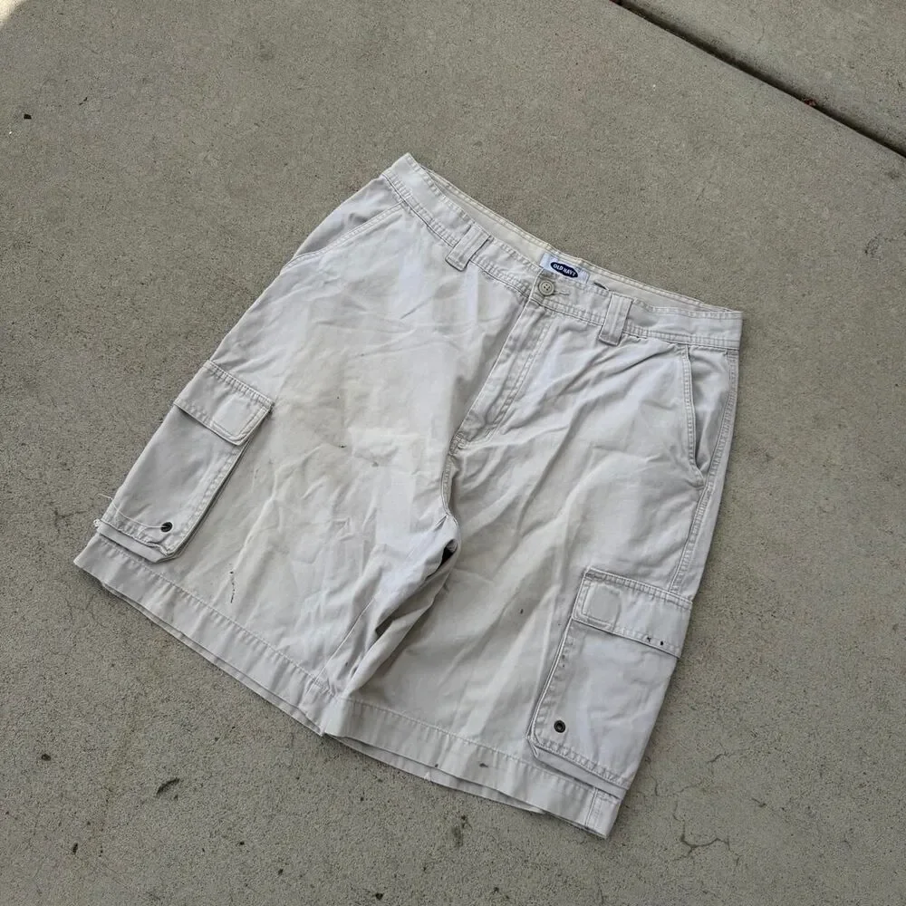 y2k 2000’s Distressed baggy Old Navy Shorts Size 34